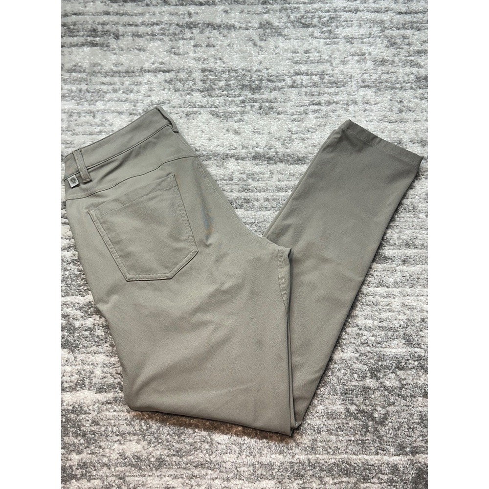 Lululemon ABC Pant Men 31 Gray Slim Fit Warpstreme Trousers